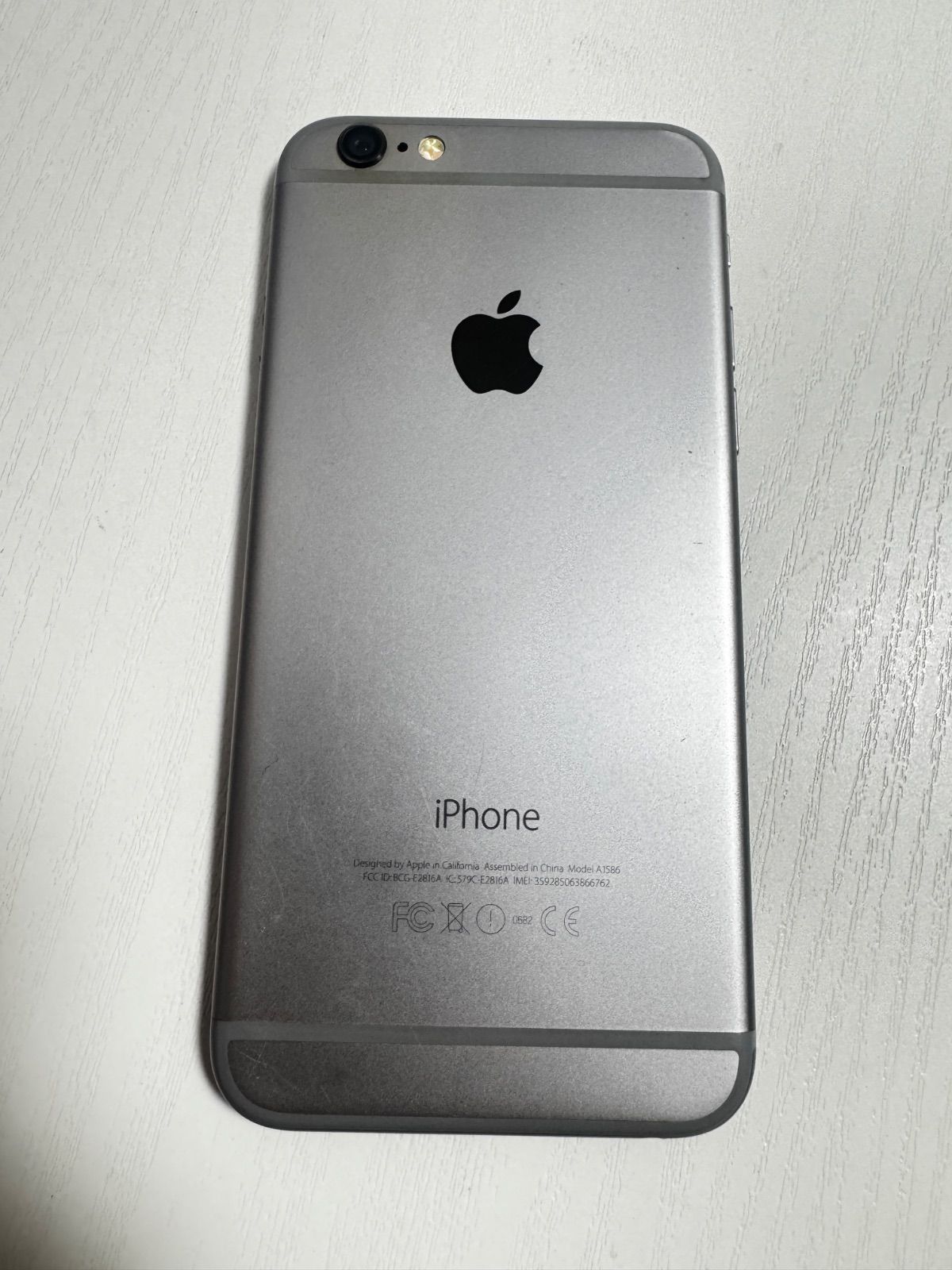 iPhone 6 16GB スペースグレイ 中古 バッテリー98% - メルカリ