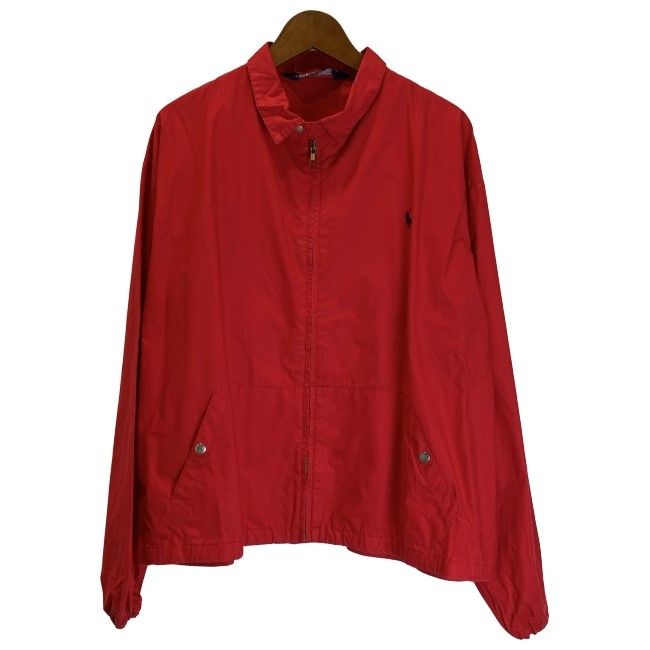 【中古】　POLO RALPH LAUREN　スウィングトップ　ブルゾン　無地　ワンポイント　スモールポニー　刺しゅう　古着　/2004