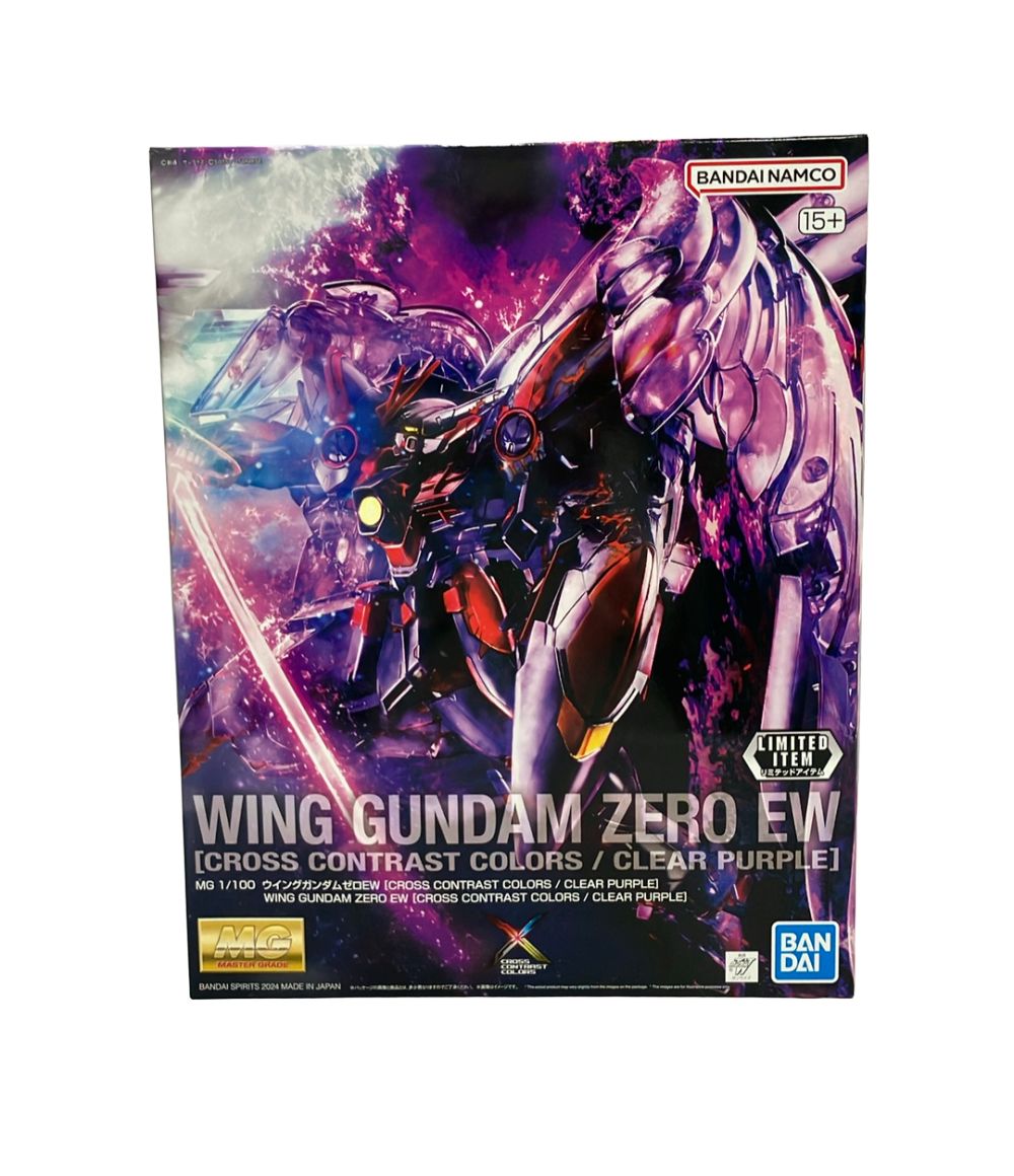 美品 バンダイ 新機動戦記ガンダムW Endless Waltz MG 1/100 ウイングガンダムゼロ EW [CROSS CONTRAST COLORS/CLEAR PURPLE] プラモデル