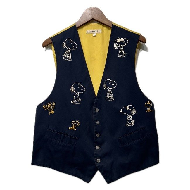 中古】 ICEBERG ベスト レイヤード オッドベスト キャラクター PEANUTS 