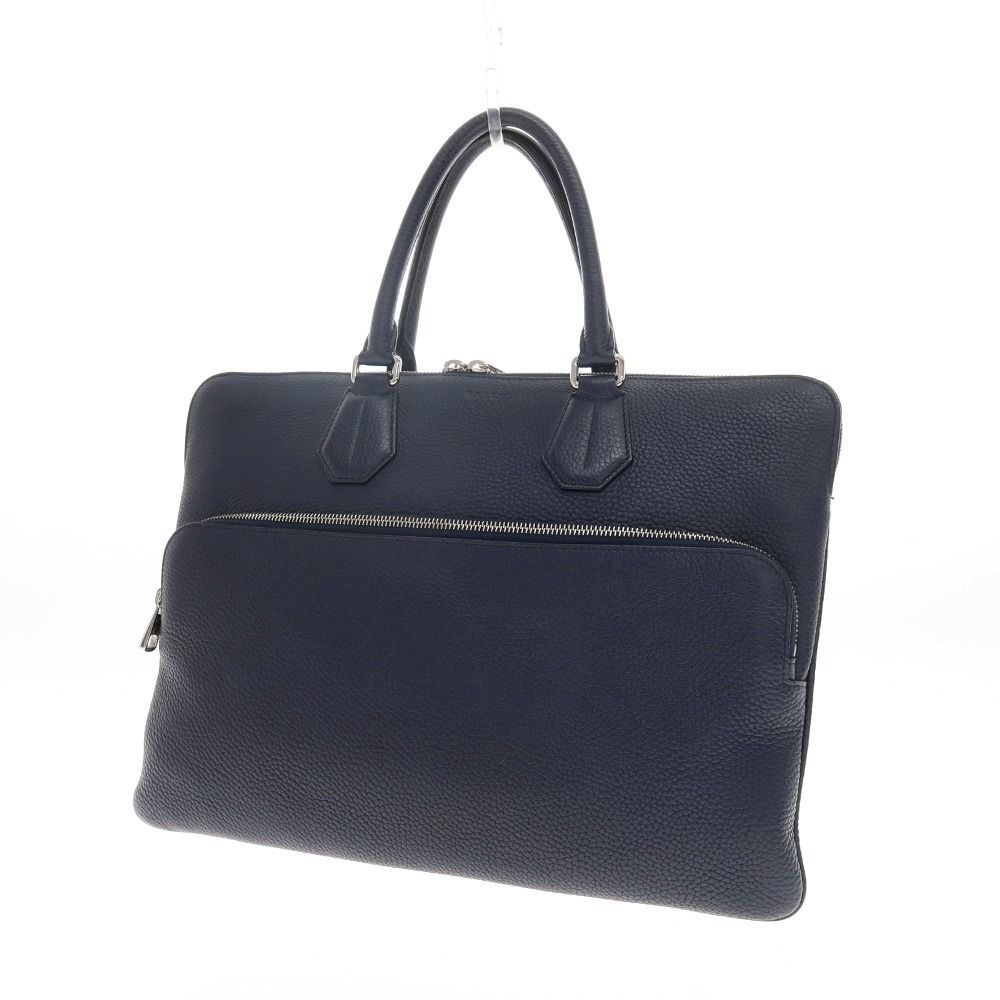 【中古】バリー BALLY レザー ブリーフケース ライトネイビー【WxH27.5】【メンズ】 20,757円