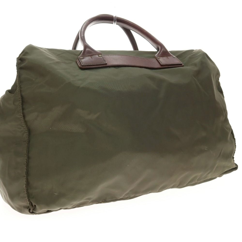 中古】フェリージ Felisi P3/1 ナイロン レザー ボストンバッグ