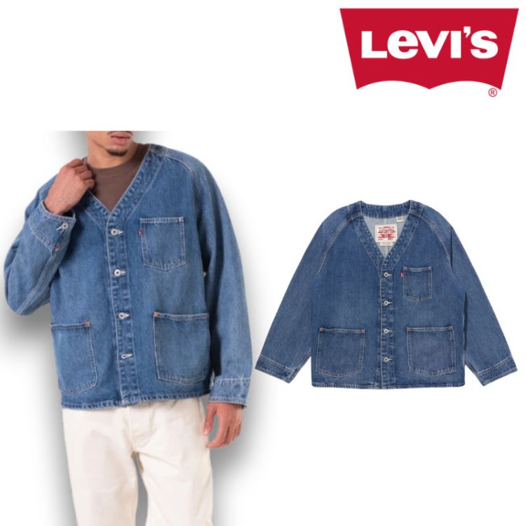 リーバイス Levi’s ユニオン エンジニア UNION ENGINEER カーディガン メンズ デニム ミディアムインディゴ MIDIUM INDIGO ブルー a71390000