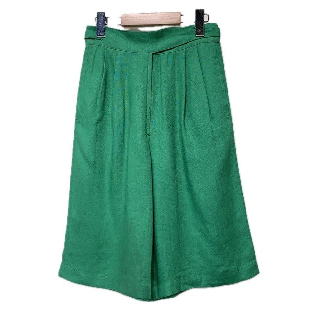【中古】　Christian Dior SPORTS　ハーフパンツ　90s vintage　90年代　短パン　ショートパンツ　ボトムス　ラップパンツ　ツータック　無地　ハイカジュアル　古着　/2495