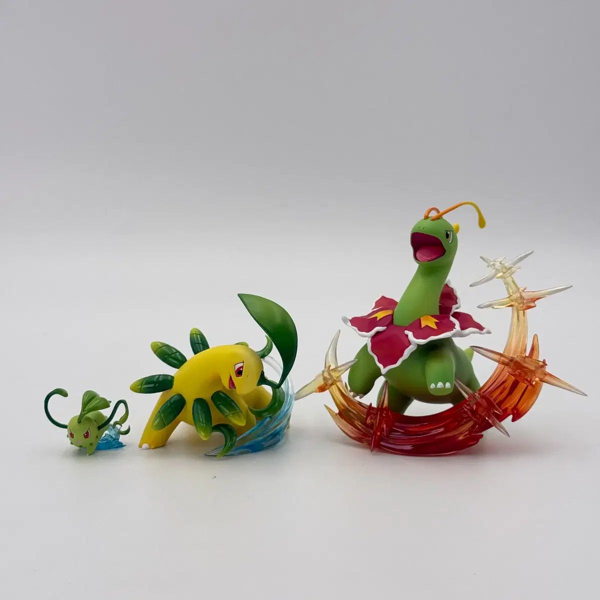 ポケットモンスター MG チコリータ ベイリーフ メガニウム ジーン進化ツリー レジン フィギュア