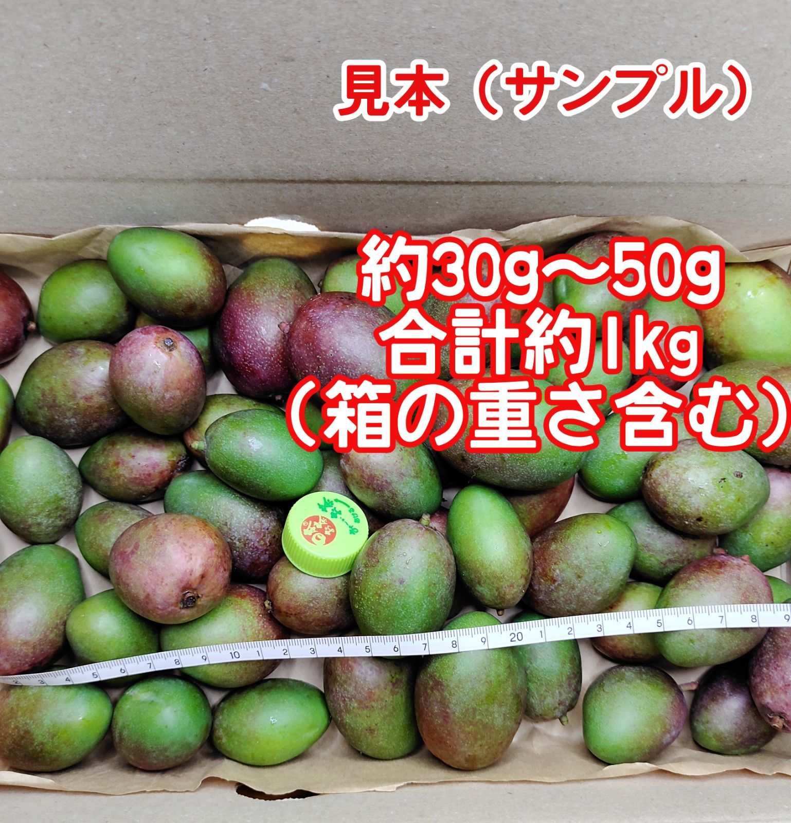 摘果マンゴー加工用　veryverysmall 摘果 未熟 加工用 マンゴー/ 約1㎏〈約30g～50g〉 - メルカリ
