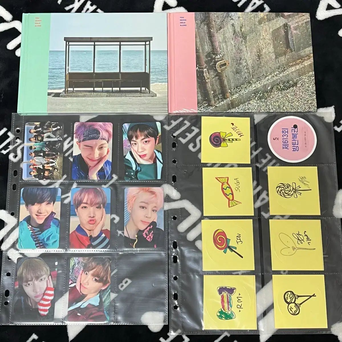防弾 春夜 álbum トレカ 公開番組 ステッカー BTS YNWA ALBUM POCA