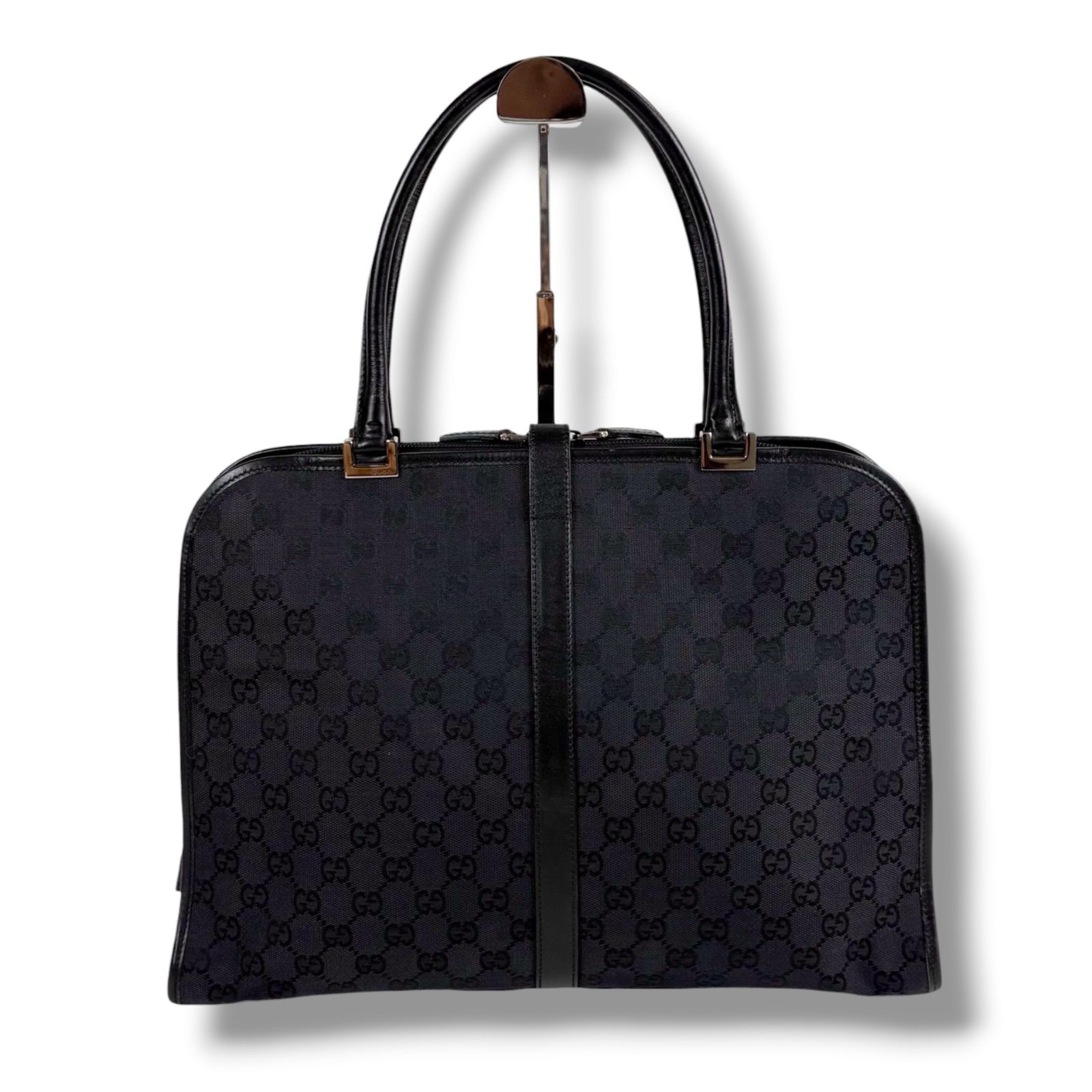 グッチ GUCCI ジャッキー ハンドバッグ ミニトートバッグ ブラック 黒 