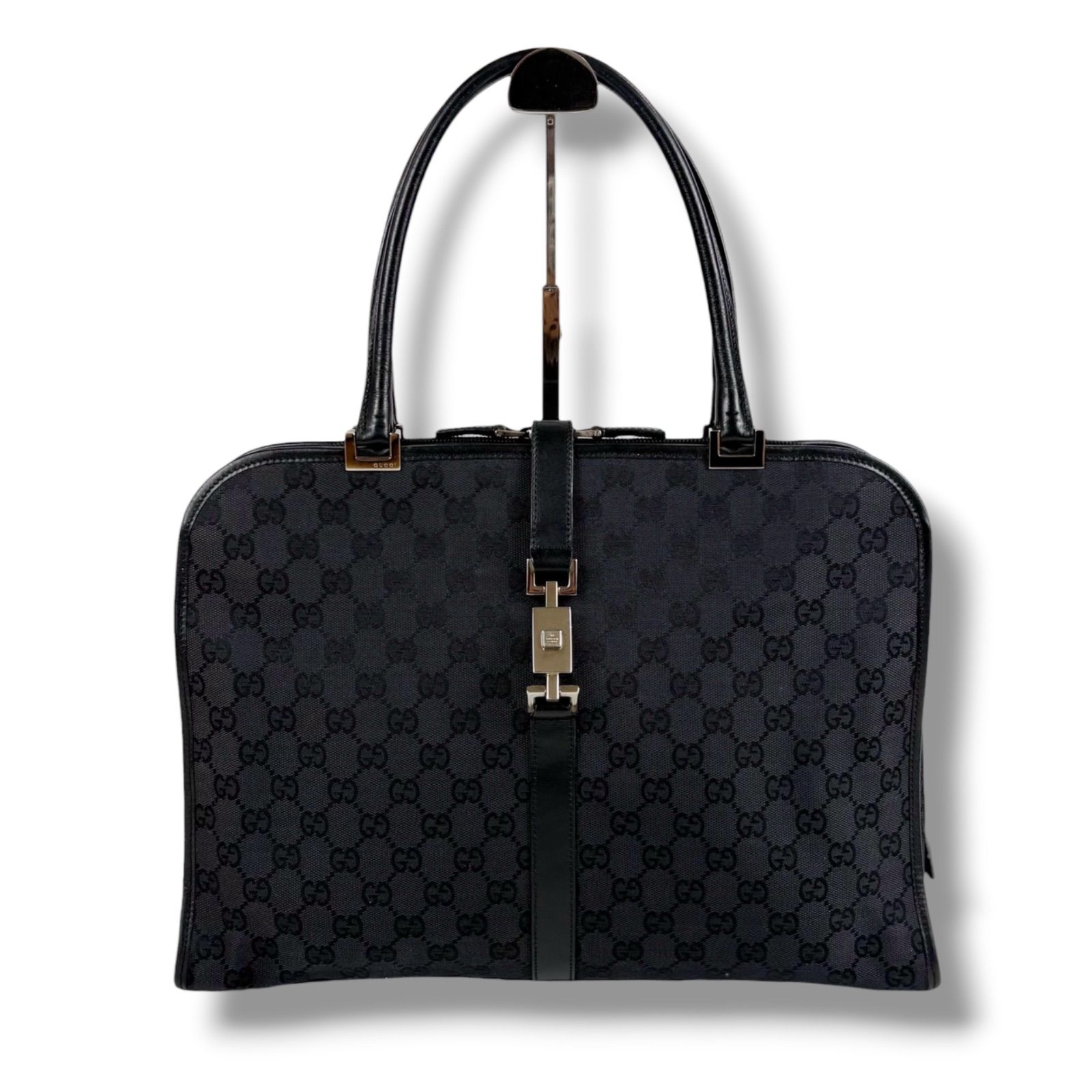 グッチ GUCCI ジャッキー ハンドバッグ ミニトートバッグ ブラック 黒 