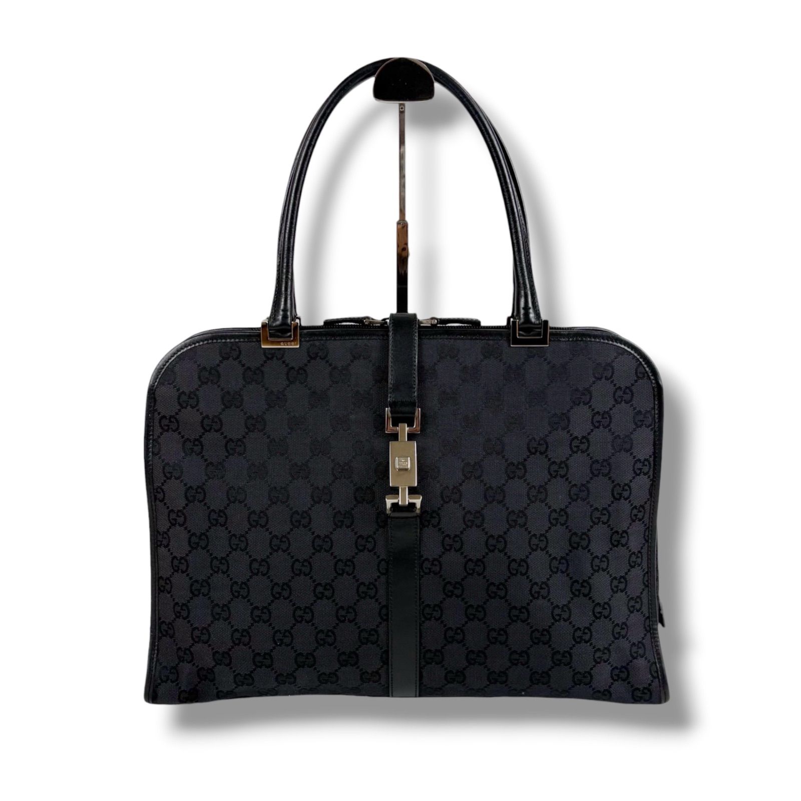グッチ GUCCI ジャッキー ハンドバッグ ミニトートバッグ ブラック 黒