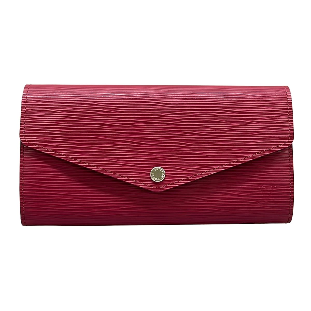 LOUIS VUITTON(ルイヴィトン) 長財布 エピ美品 ポルトフォイユ・サラ M60580 フューシャ レザー