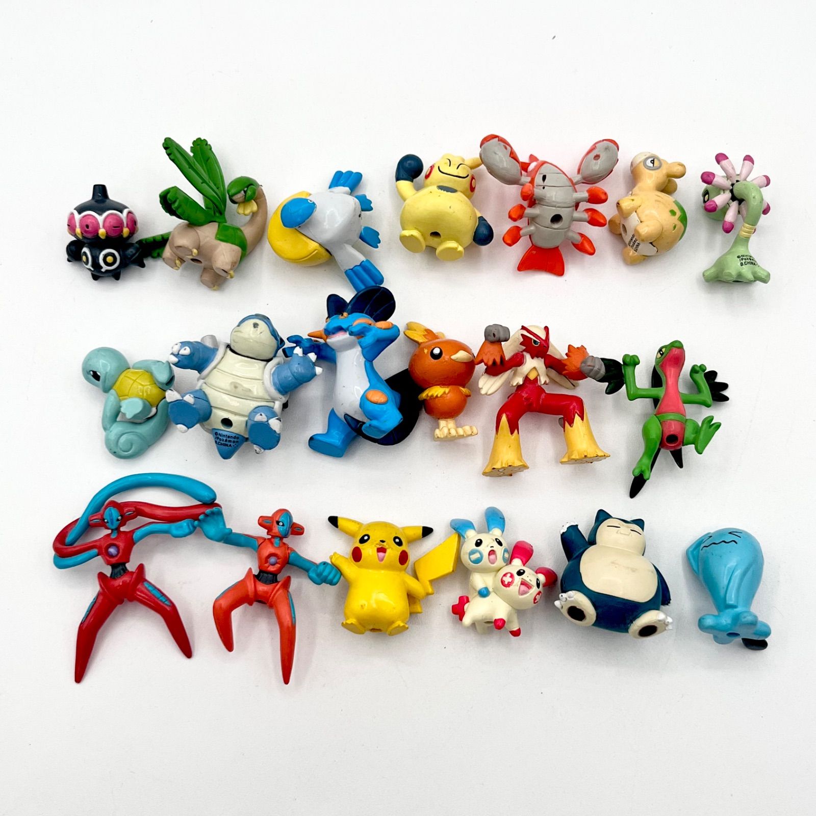 【当時品/台座なし/傷汚れあり】 フルカラーアドバンス 19個セット まとめ売り 【ポケモン】