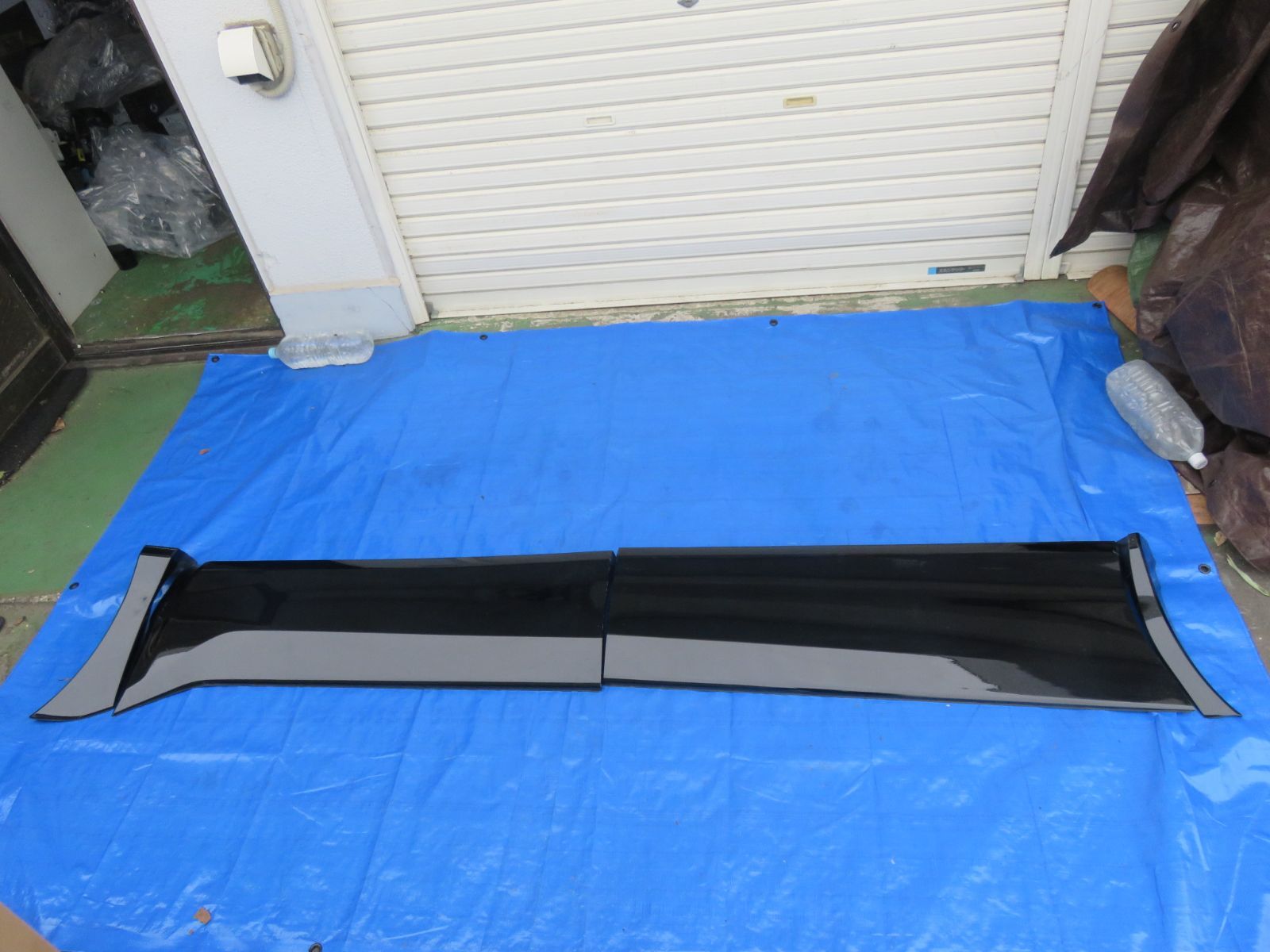 LK1158* エスティマ GSR50W 3型/後期 (右) ドアパネル 運転席側 サイドパネル プロテクタ 4点 202ブラック /ACR50W ACR55W GSR55W　※小傷