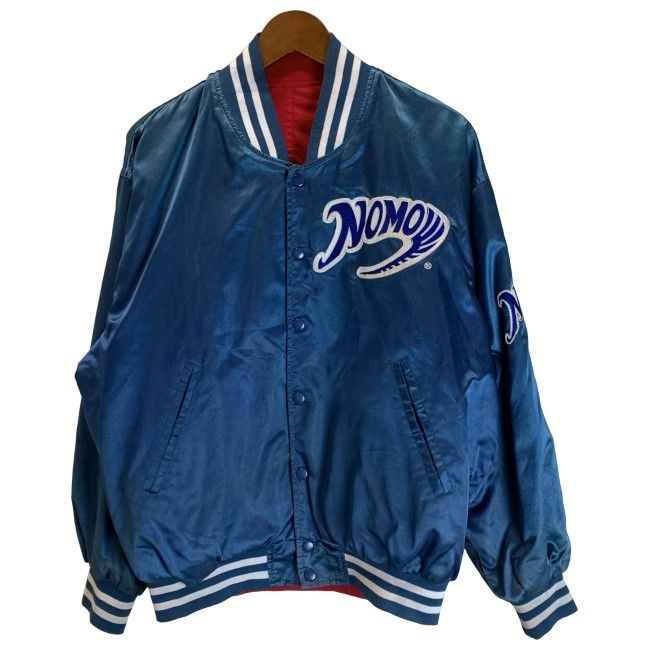【中古】　NOMO　スタジャン　90s vintage　90年代　OLD　ナイロンジャンパー　ブルゾン　野茂英雄　刺しゅう　古着　/1952