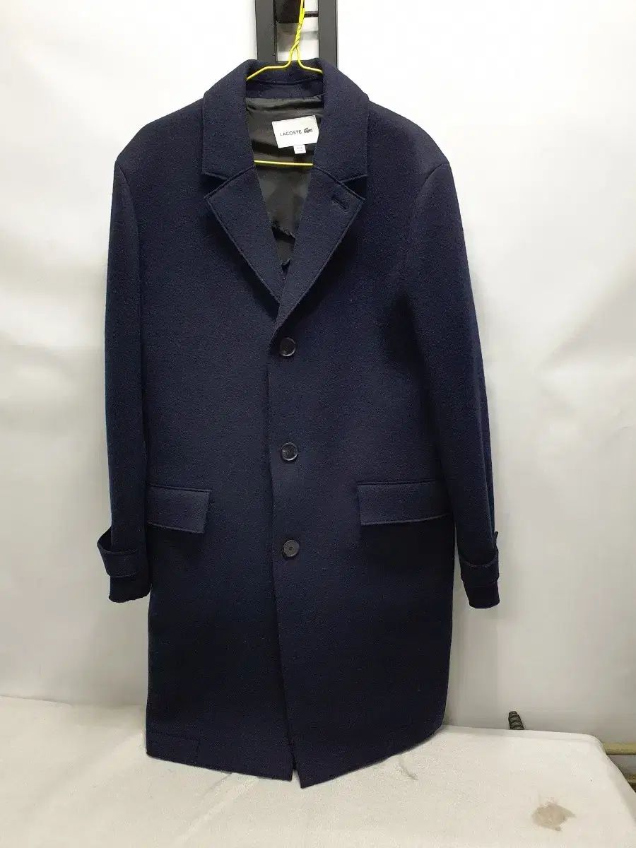 ラコステ ウール COS 3ボタン Single ウールブレンド ネイビー m