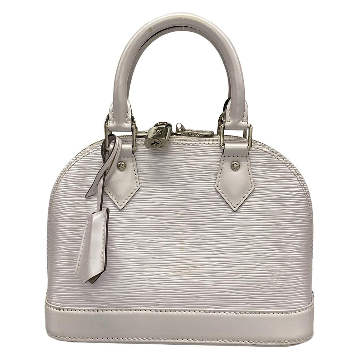 LOUIS VUITTON(ルイヴィトン) ハンドバッグ エピ アルマBB M41646 シルバー レザー、牛革