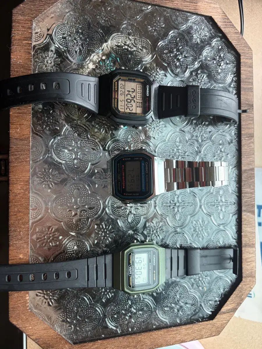 CASIO（カシオ）時計 3種 まとめ