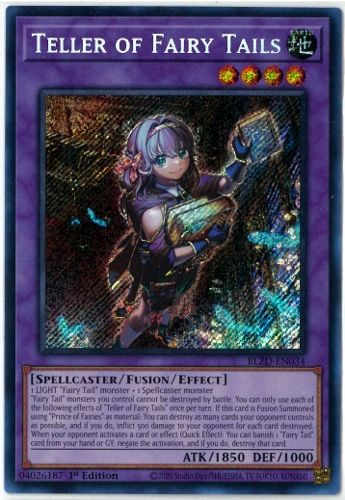 遊戯王/英語版/北米版/妖精伝姫を語る者/フェアリーテイル/Teller of
