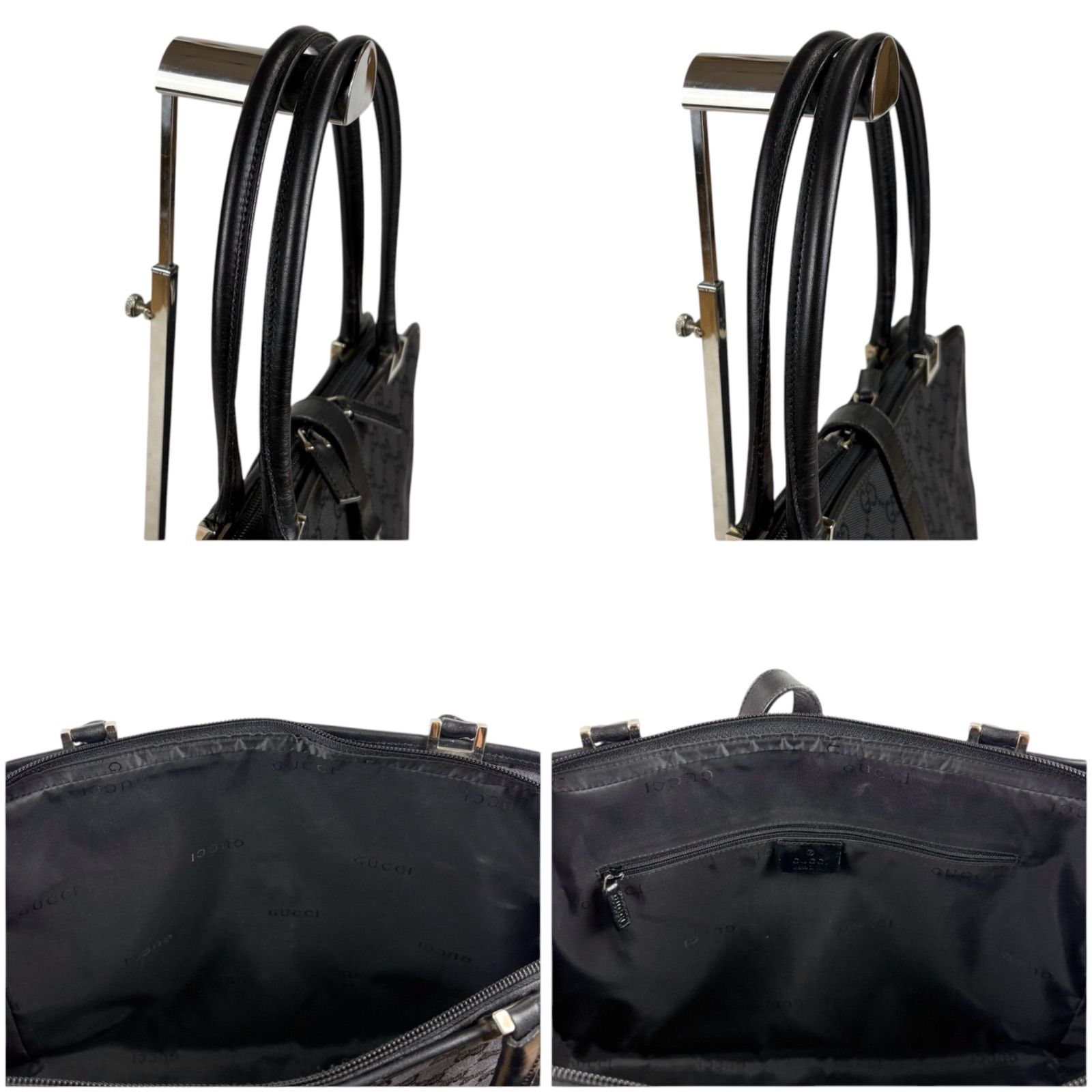 グッチ GUCCI ジャッキー ハンドバッグ ミニトートバッグ ブラック 黒