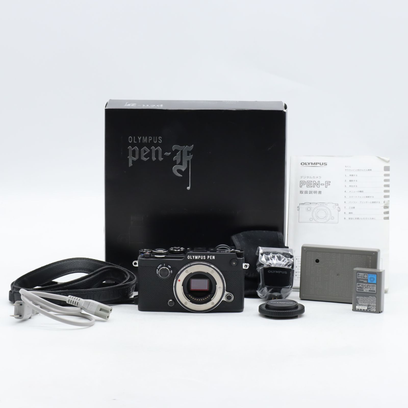 ショット数7427回 OLYMPUS ミラーレス一眼 PEN-F Body BLK #5124