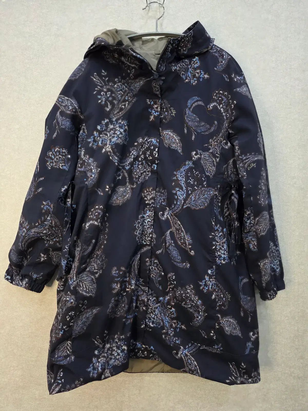 オイルリリー リバーシブル フード 양면 ジャケット OILILY