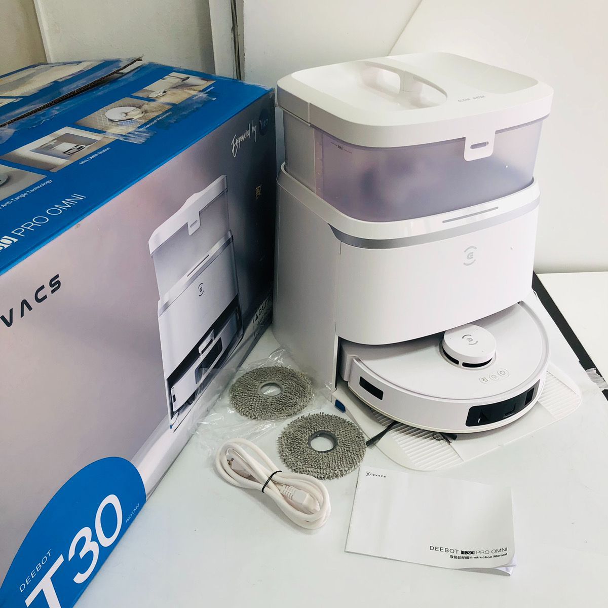 ECOVACS DEEBOT エコバックス ディーボット T30 PRO OMNI プロ オムニ ロボットクリーナー deebot-t30-pro-omni 2024年製