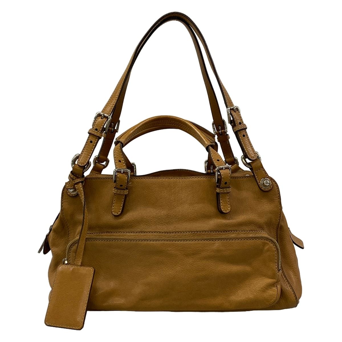 DOLCE&GABBANA(ドルチェアンドガッバーナ) ハンドバッグ ミスポケット ブラウン 2way レザー