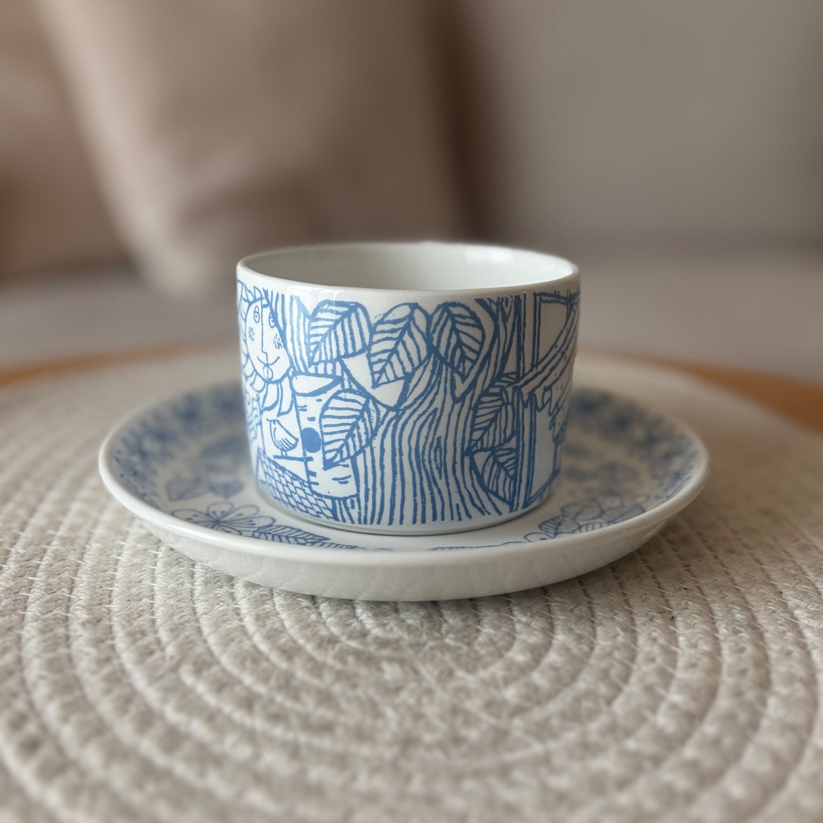 Stig Lindberg Boro カップアンドソーサー Gustavsberg ボロ 陶器