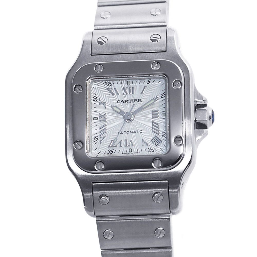 カルティエ サントスガルベ SM W20044D6 Cartier 腕時計 シルバー文字盤