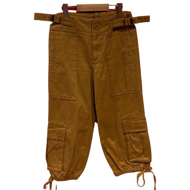 【中古】　MARC JACOBS　クロップドパンツ　綿パン　ボトムス　無地　ジップフライ　ドローコード　サイドアジャスター　古着　/2496