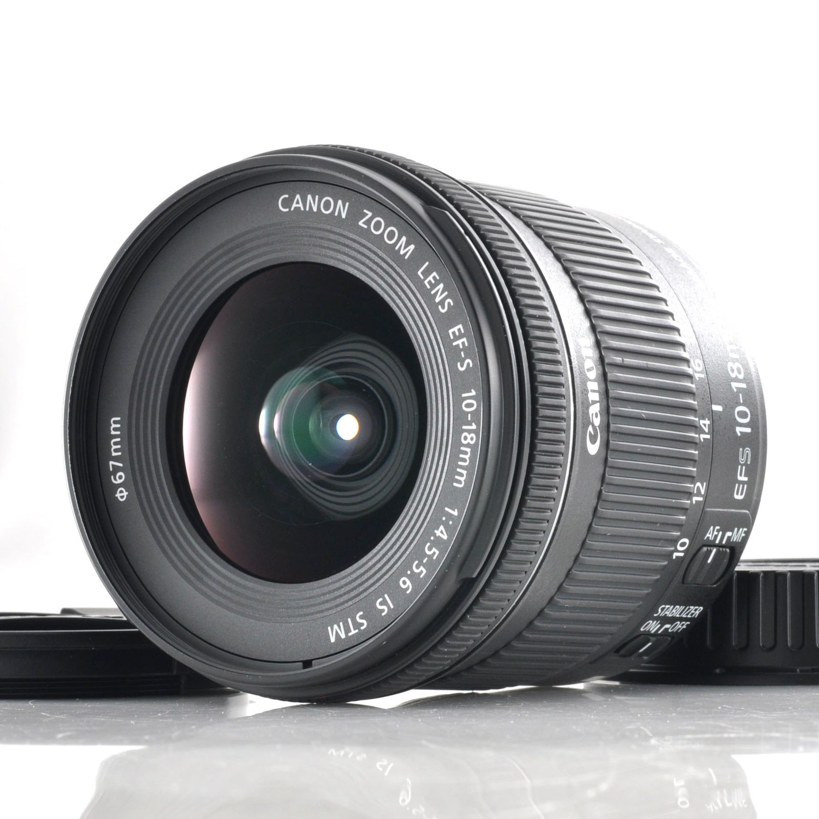 【キヤノン】Canon ZOOM LENS EF-S 10-18mm F4.5-5.6 IS STM #S678