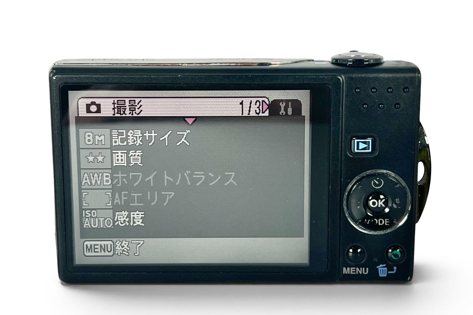 ☆良品☆ ペンタックス PENTAX Optio V10 ブラック 【CCDセンサー・厚