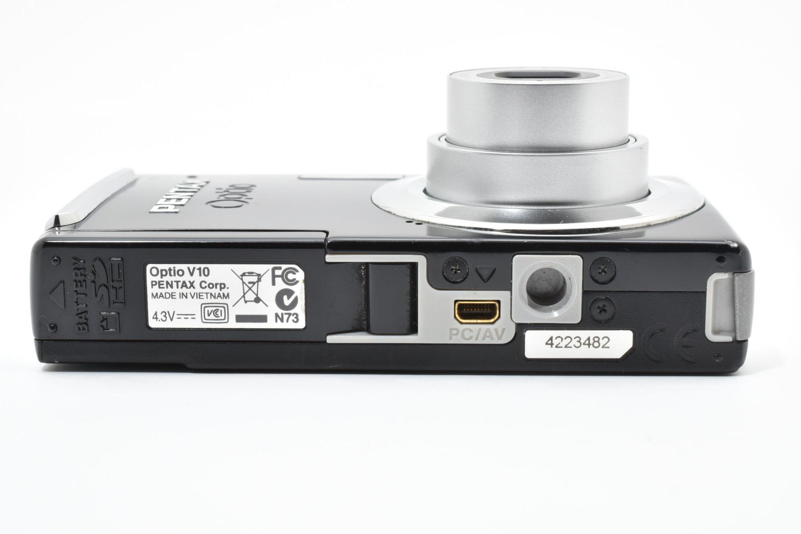 ☆良品☆ ペンタックス PENTAX Optio V10 ブラック 【CCDセンサー・厚 