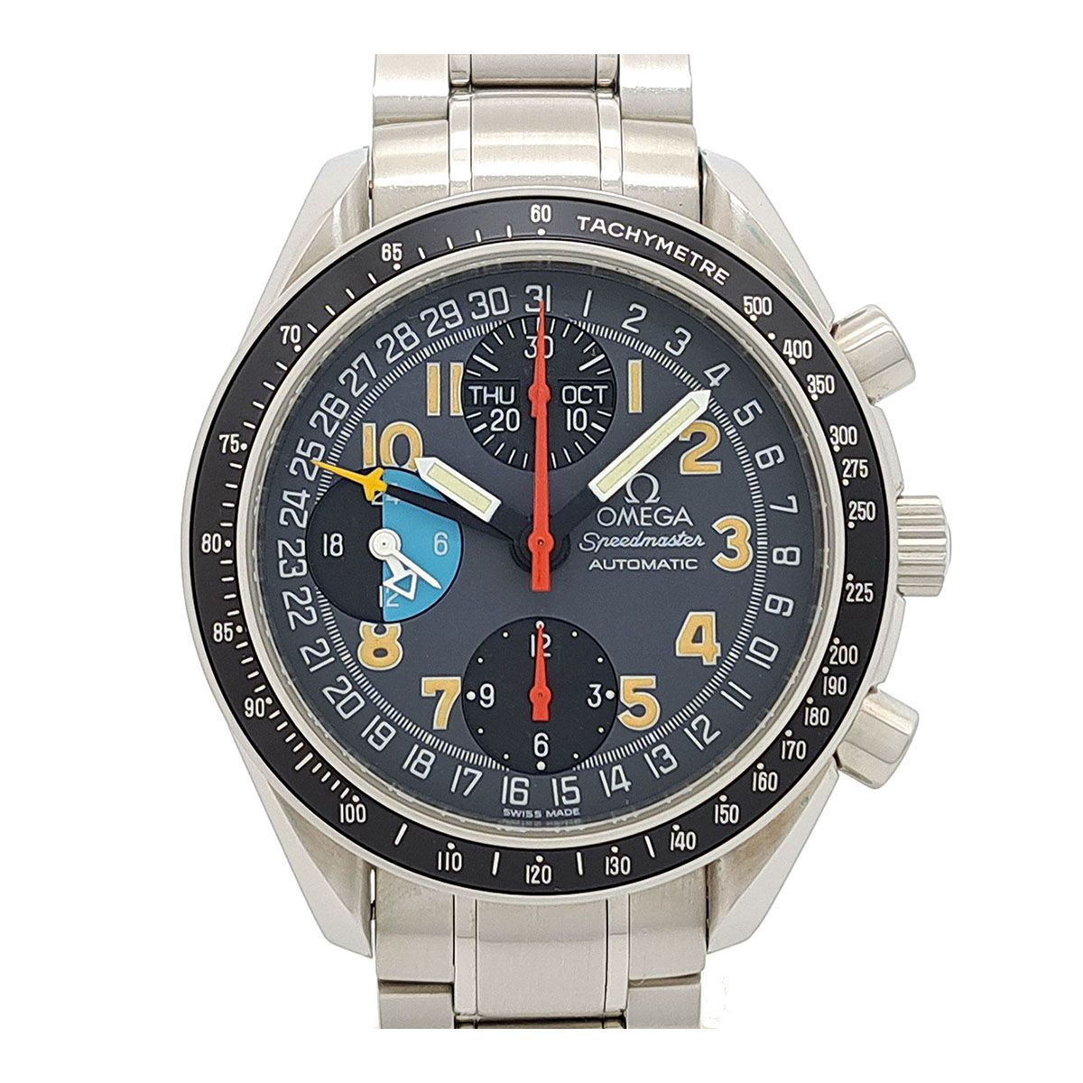 オメガ スピードマスター マーク40 AM/PM 3520.53 自動巻き ステンレススティール メンズ OMEGA【中古】 【時計】