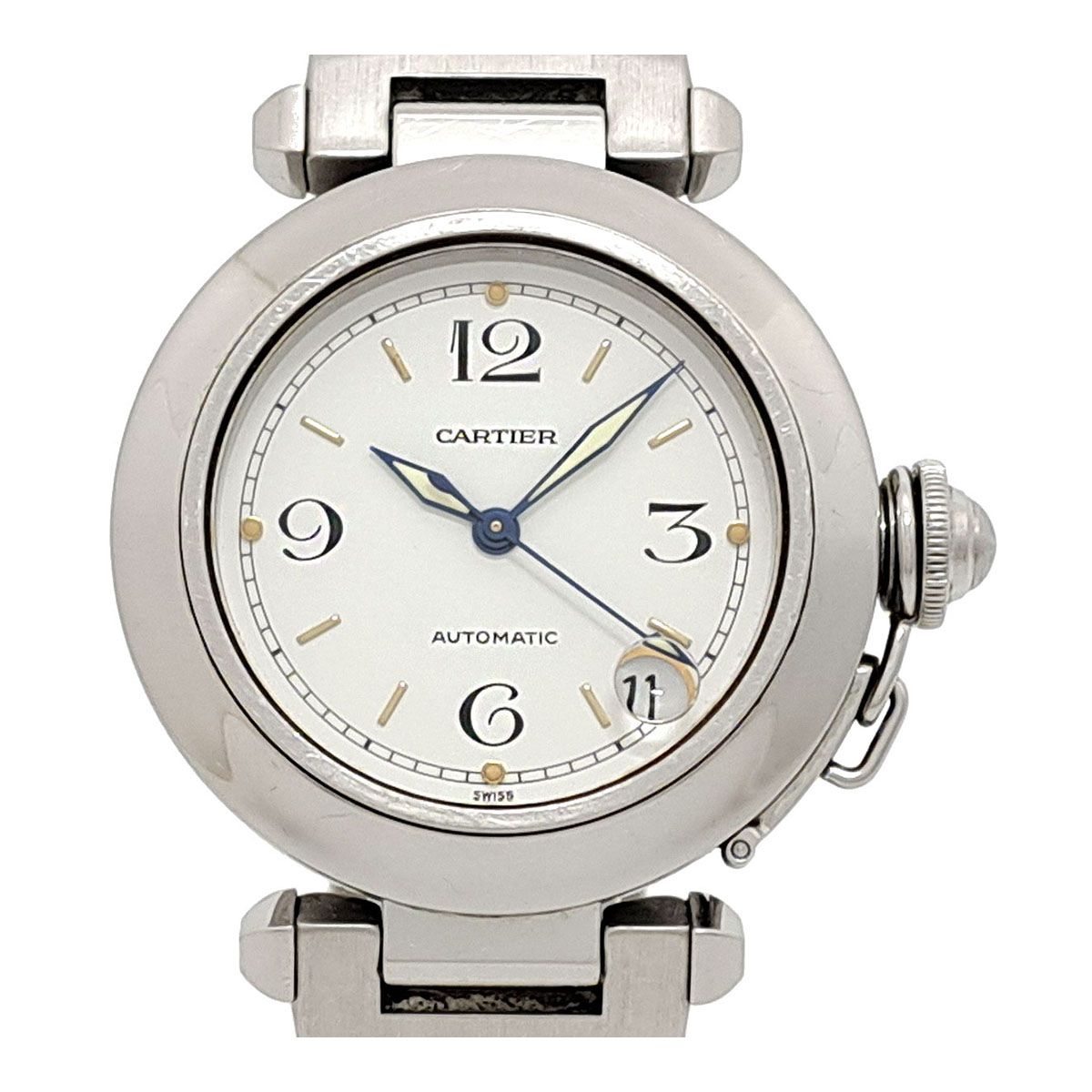 カルティエ パシャ C ドゥ カルティエ ウォッチ W31015M7 自動巻き ステンレススティール メンズ ボーイズ CARTIER【中古】 【時計】