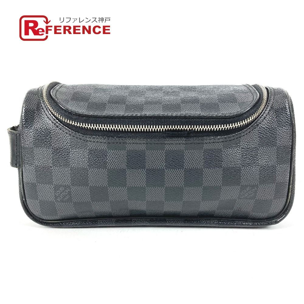 LOUIS VUITTON ルイヴィトン ポーチ トワレポーチ N47625 ダミエグラフィットキャンバス ブラック