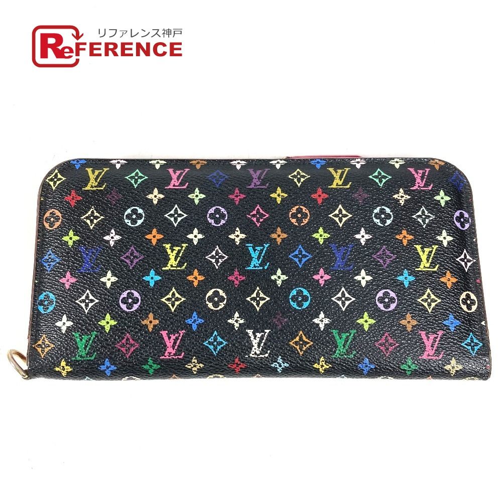LOUIS VUITTON ルイヴィトン 長財布 ポルトフォイユ アンソリット ポルトフォイユアンソリット M93754 モノグラムマルチカラーキャンバス ブラック