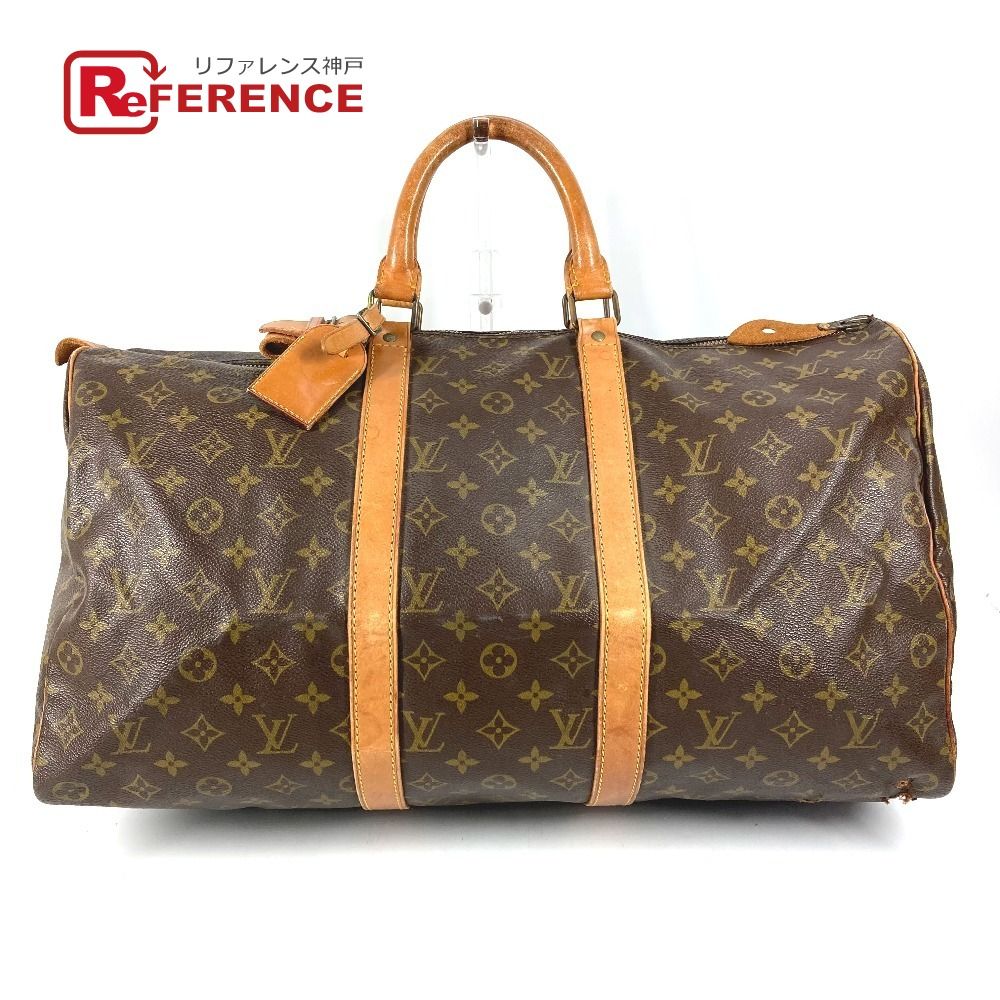 LOUIS VUITTON ルイヴィトン ボストンバッグ キーポル50 キーポル 50 デベソ 旧型 M41426 モノグラムキャンバス ブラウン