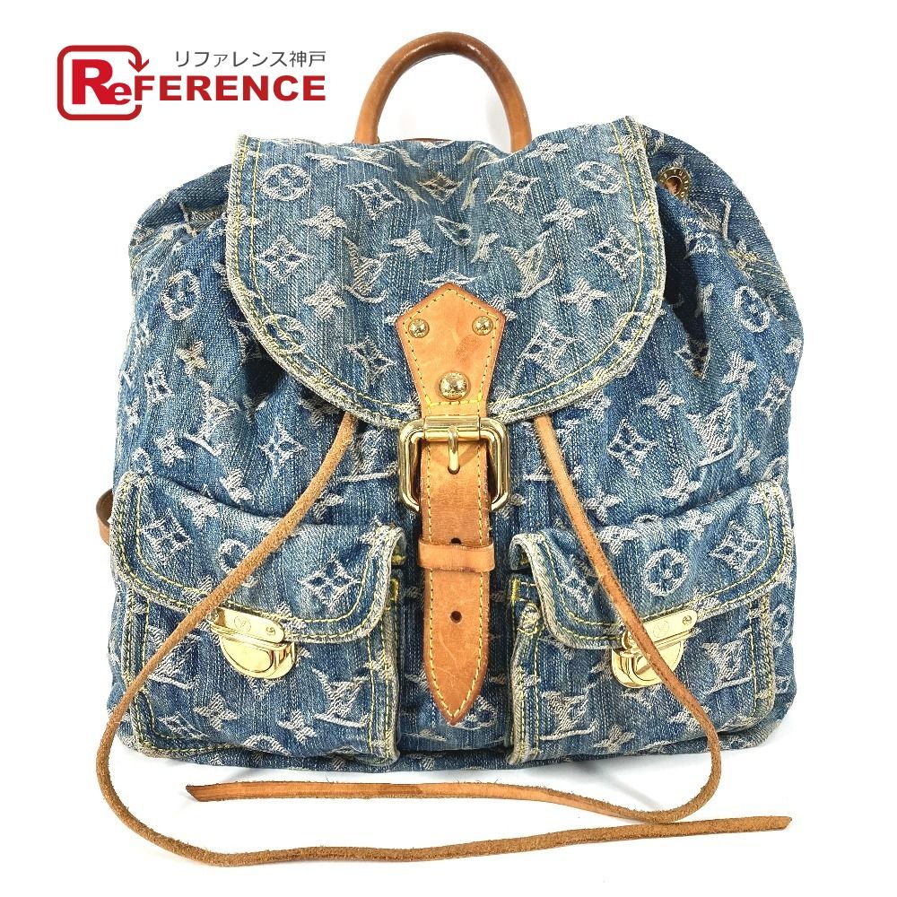 LOUIS VUITTON ルイヴィトン リュックサック サック アド GM サックアド GM M95056 モノグラムデニムキャンバス ブルー