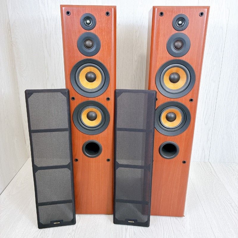 DENON デノン(デンオン) 日本コロムビア　SC-T33(M) 木目　スピーカーシステム　トールボーイ　ペア