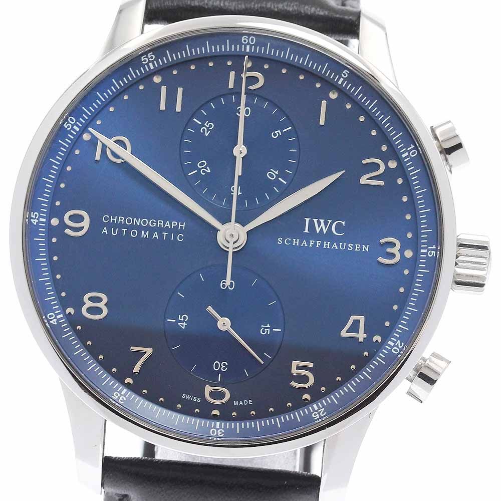 IWC IWC SCHAFFHAUSEN IW371491 ポルトギーゼ クロノグラフ 自動巻き メンズ 保証書付き_956311