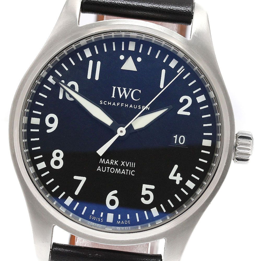 IWC IWC SCHAFFHAUSEN IW327001 パイロットウォッチ マークXVIII デイト 自動巻き メンズ 保証書付き_958602