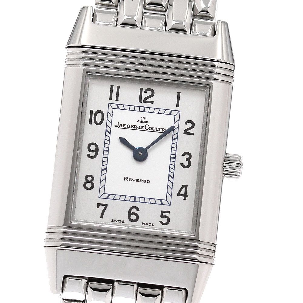 ジャガー・ルクルト JAEGER-LECOULTRE 260.8.08 レベルソ クォーツ レディース 良品 保証書付き_951513