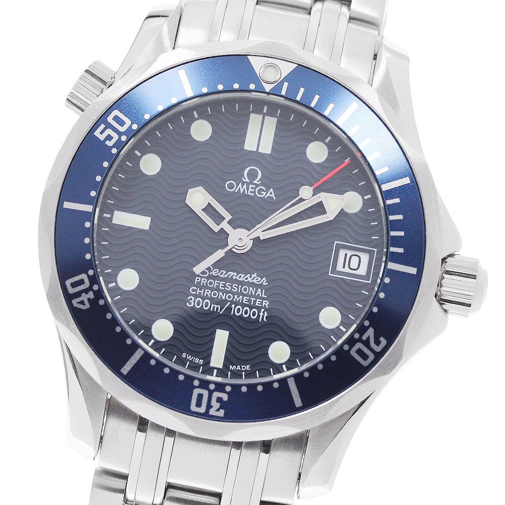 オメガ OMEGA 2551.80 シーマスター300 デイト 自動巻き ボーイズ 良品 _958074