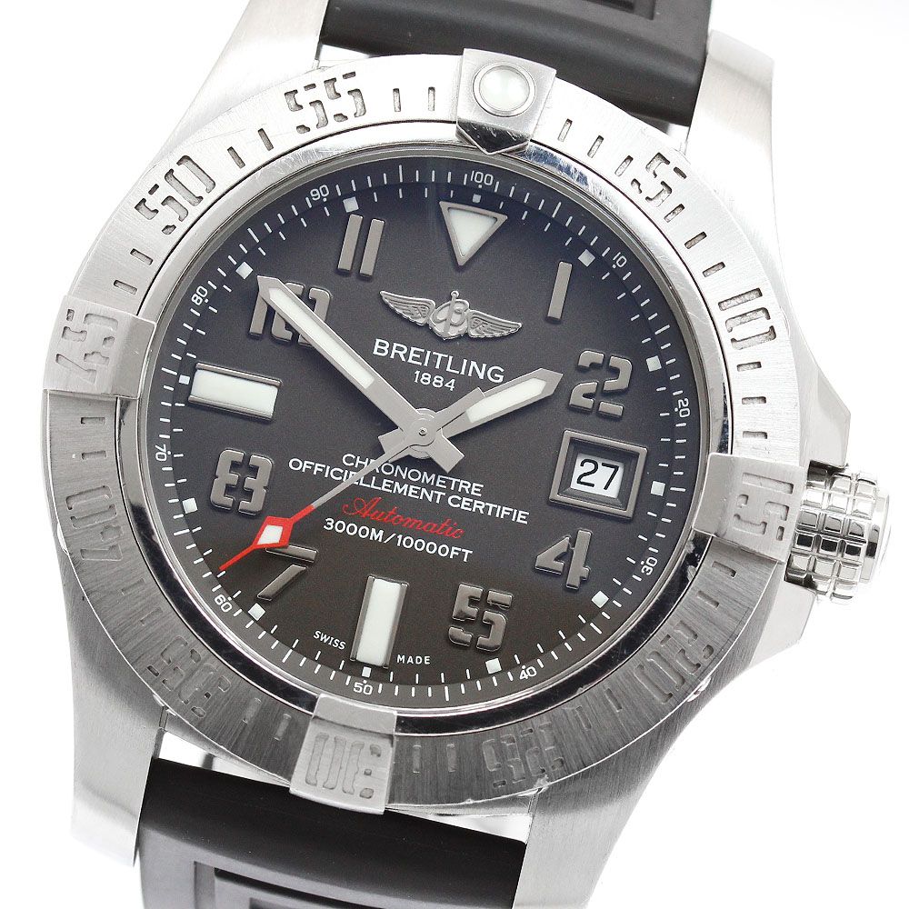 ブライトリング BREITLING A17331 アベンジャーII シーウルフ デイト 自動巻き メンズ _956968