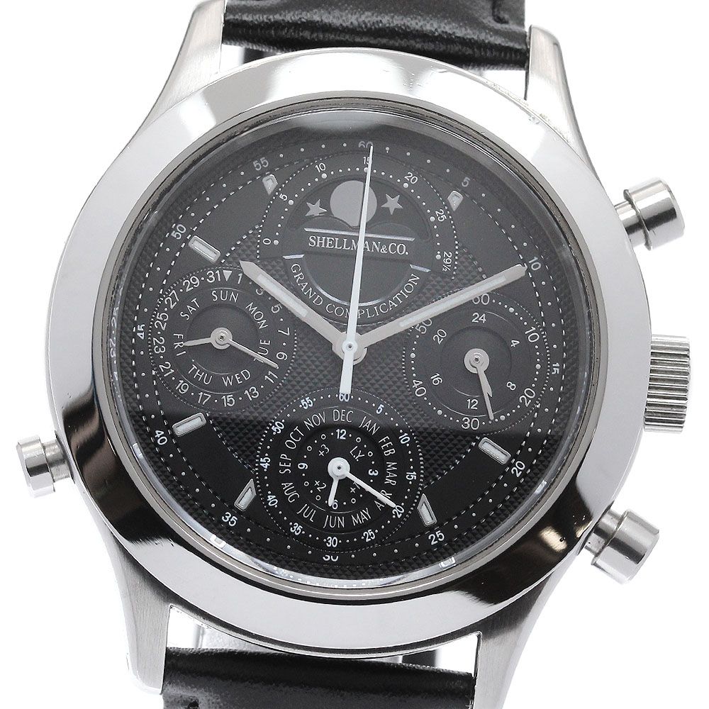 シェルマン Shellman 6770-T000878 グランドコンプリケーション ミニッツリピーター クロノグラフ クォーツ メンズ 保証書付き_953217