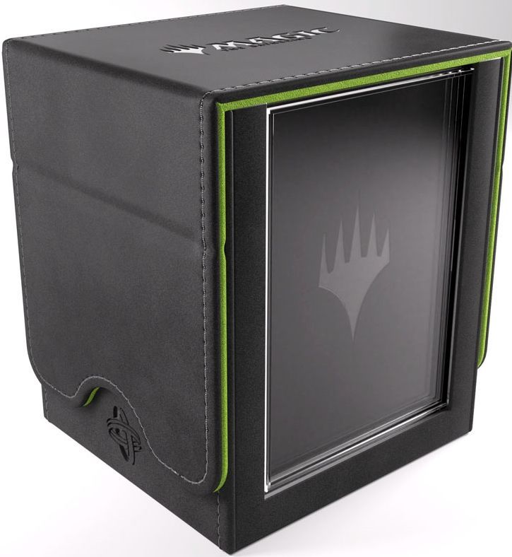 新品未開封/デッキケース/Gamegenic社 SQUIRE PLUS 100+ XL MTG BLACK/GREEN/ストリクスヘイヴンの秘密/Secret of Strixhaven