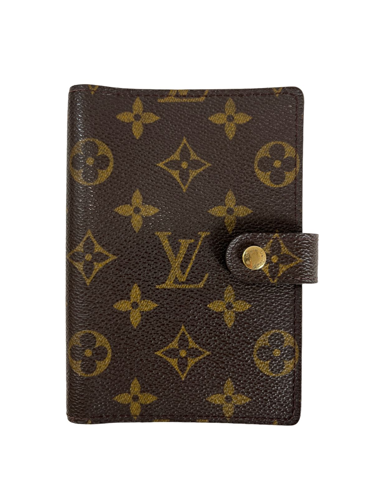 LOUIS VUITTON ルイヴィトン モノグラム アジェンダPM 手帳カバー R20005 ブラウン