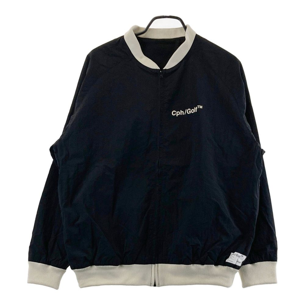 サイズ：MEDIUM CAPTAINS HELM GOLF　キャプテンズ ヘルム ゴルフ CHG22-CV-J01 裏メッシュ ジップジャケット 星柄 ブラック系 [240101686829] ゴルフウェア メンズ ストスト