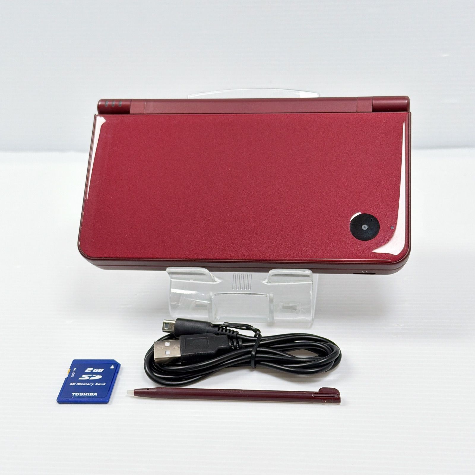 美品 ニンテンドー DSiLL ワインレッド 遊べるセット 動作確認済み Nintendo ds dsill DSi LL 任天堂 管理番号M1873